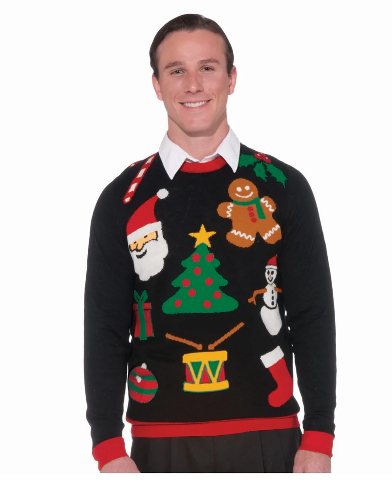 X-Mas Motive Weihnachtspullover