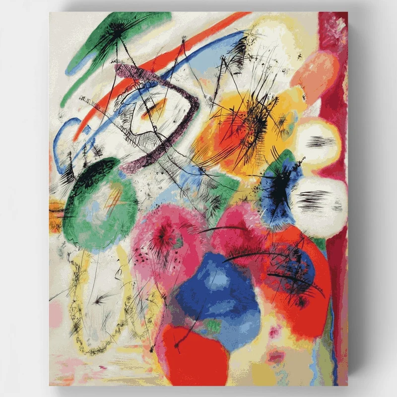 Black Lines - Paint by Numbers Kit