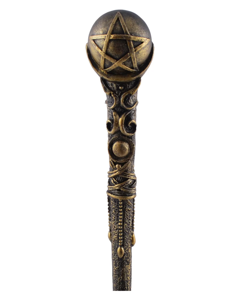 Zauberstab Spellbound mit Pentagramm Kugel