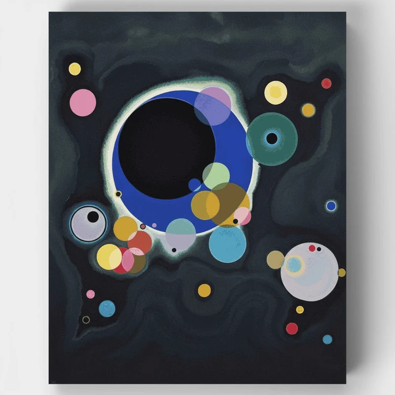 Several Circles - Paint by Numbers Kit