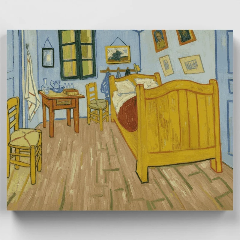 Bedroom in Arles - Paint by Numbers Kit