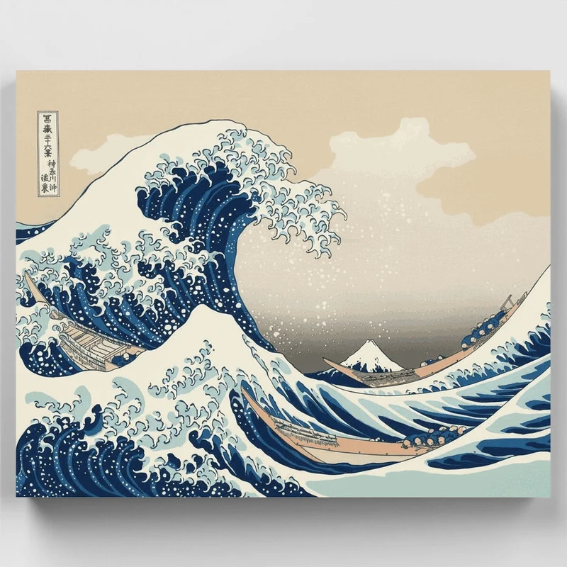 The Great Wave off Kanagawa - Paint by Numbers Kit