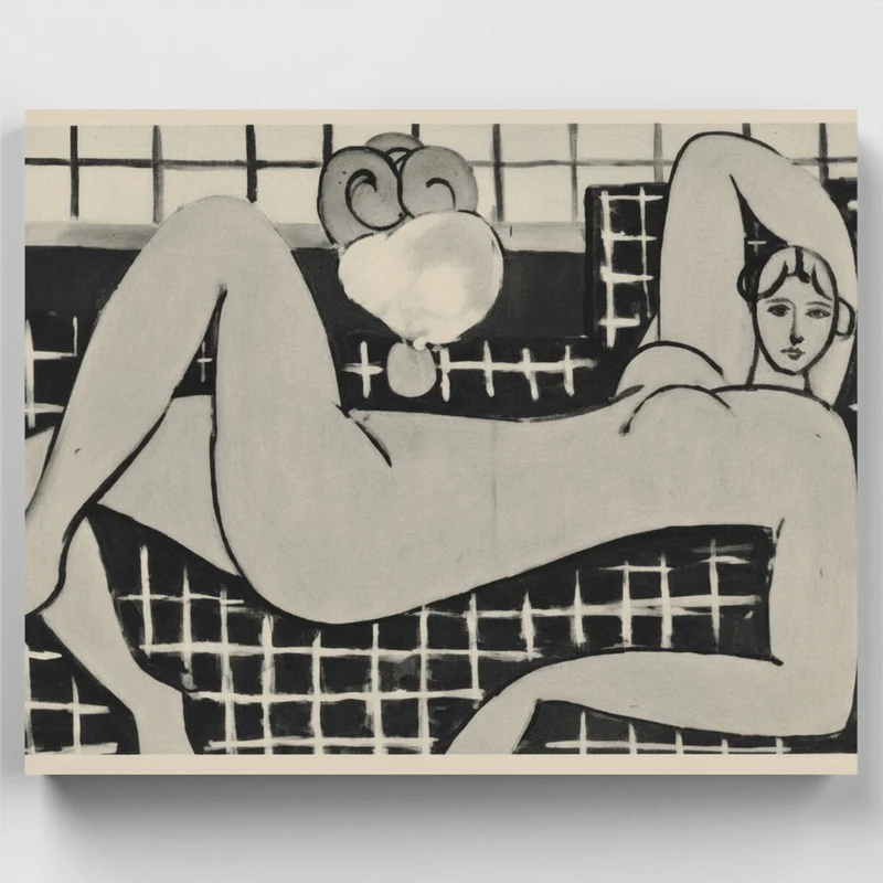 Large Reclining Nude - Paint by Numbers Kit