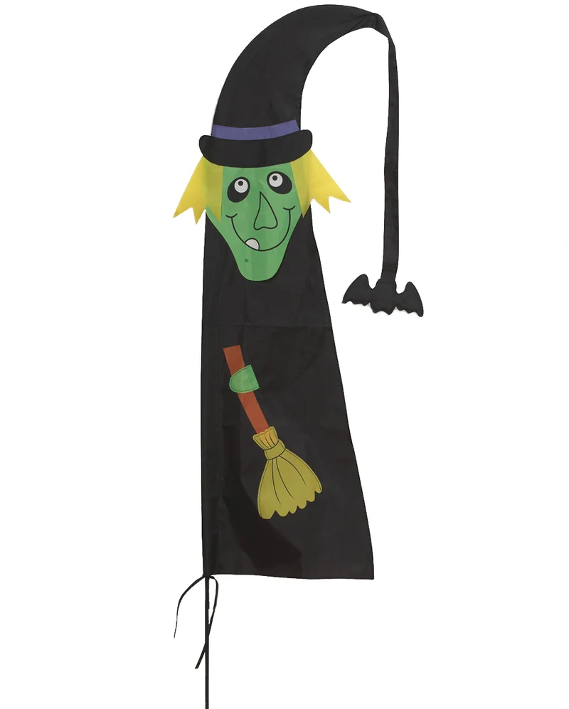Hexe Halloween Fahne 150cm
