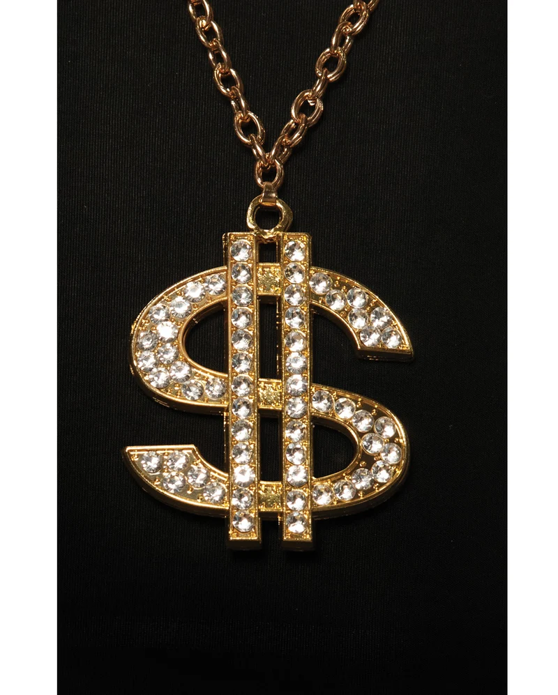 Hip Hop Goldkette mit Dollarzeichen