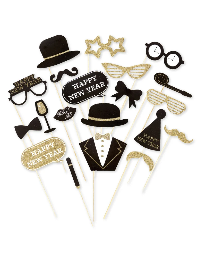 Happy New Year Silvester Fotobox Set