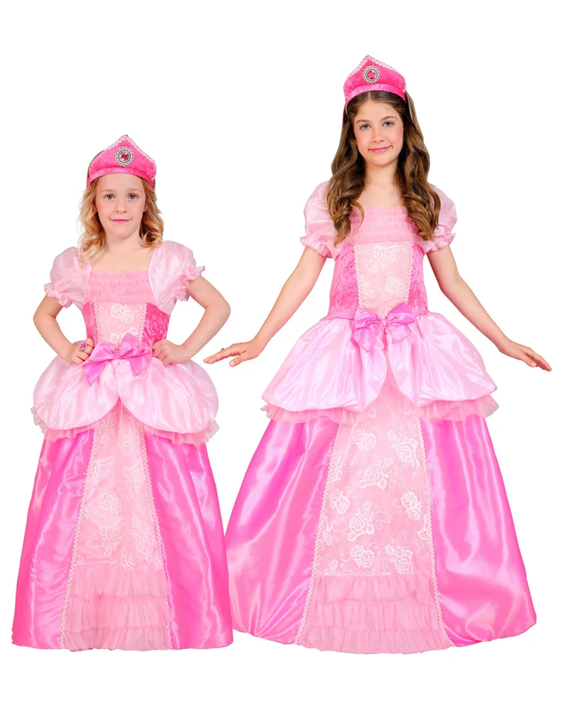 Rosa Märchenprinzessin Kinderkostüm