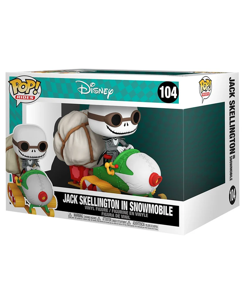 NBC Jack Skellington in Snowmobile Funko POP! Figur