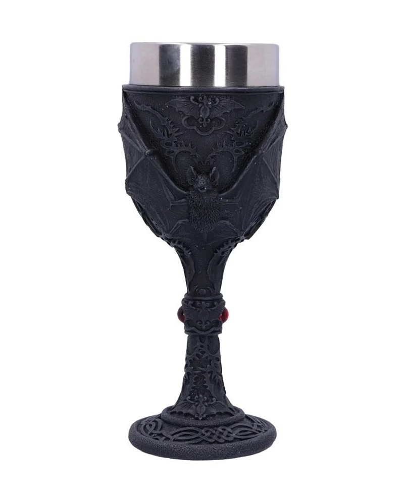 Gothic Vampirfledermaus Weinkelch