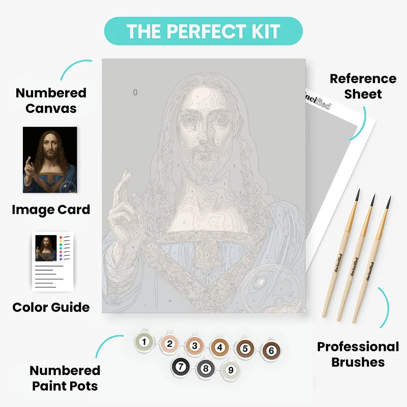 Salvator Mundi - Paint by Numbers Kit