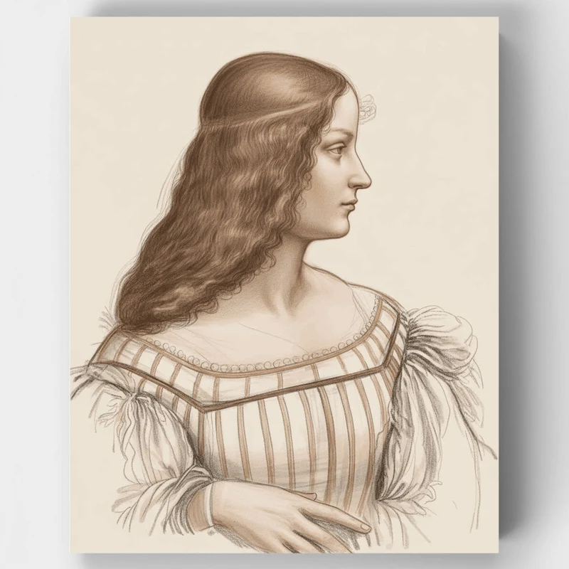 Isabella d'Este - Paint by Numbers Kit