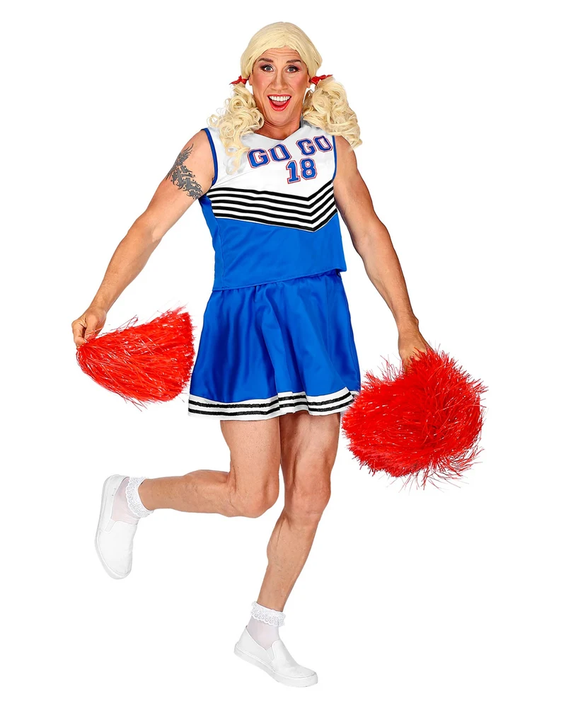 Cheerleader Männerkostüm