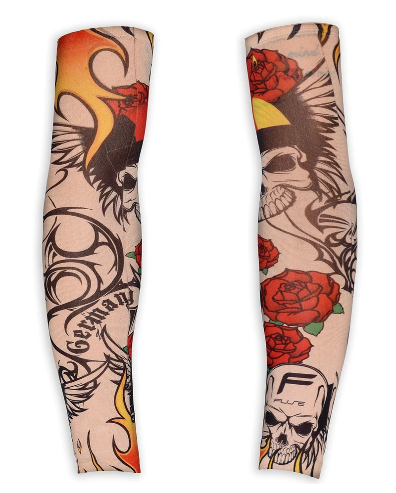 Tattoo Ärmel Skull Rocker