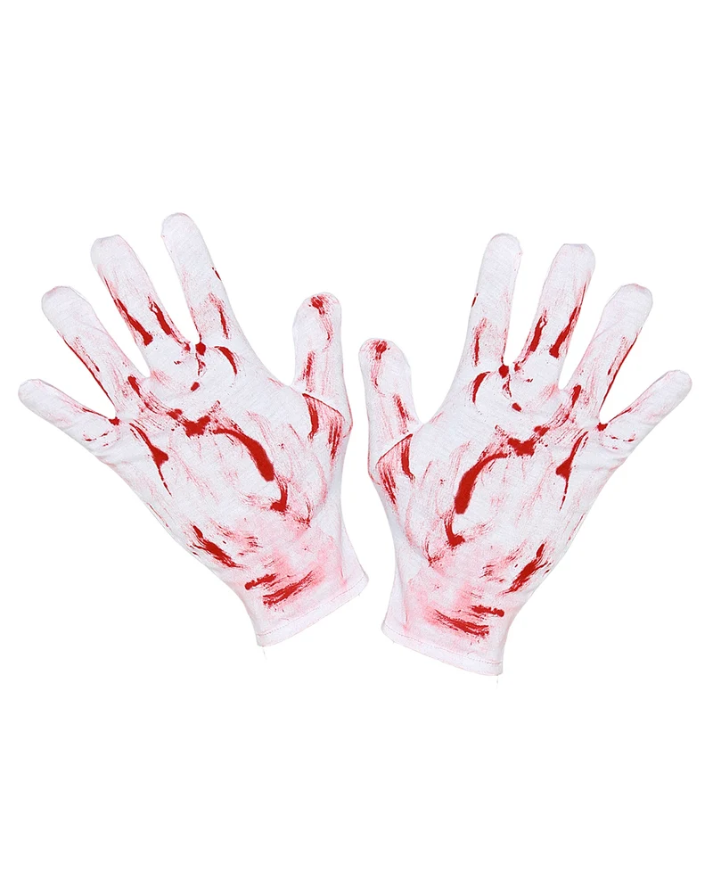 Blutverschmierte Handschuhe