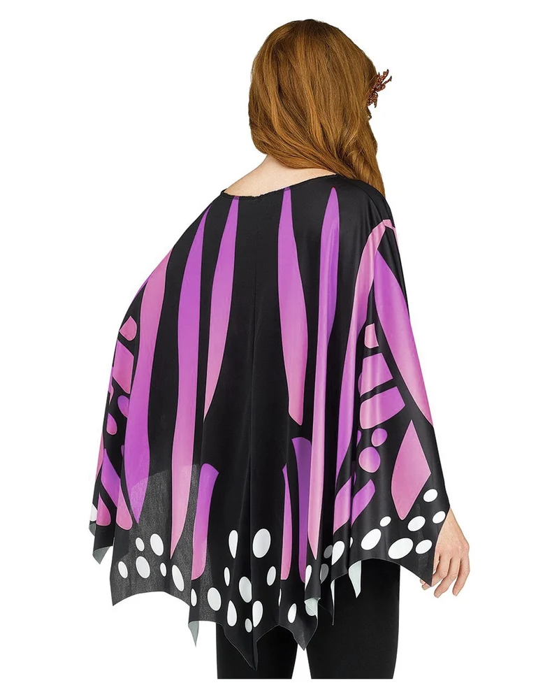 Schmetterlings Flügel Poncho Lila