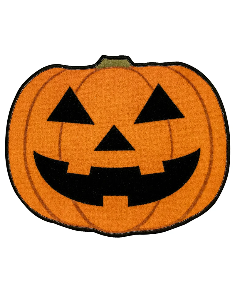 Halloween Kürbis Teppich 70x55cm