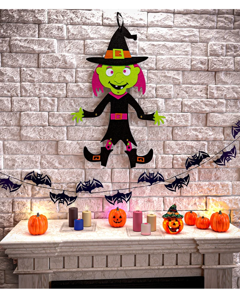 Halloween Hexe Deko für Kinder