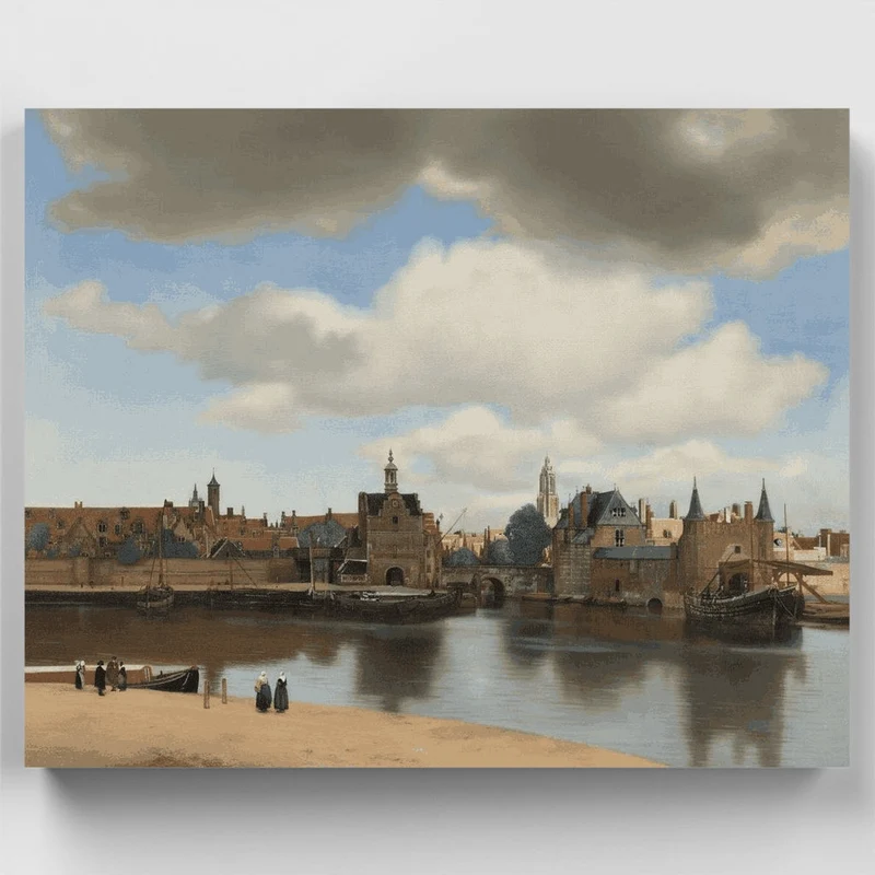 View of Delft - Paint by Numbers Kit