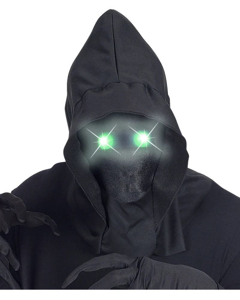 Faceless Maske mit Leuchtend Grünen Augen