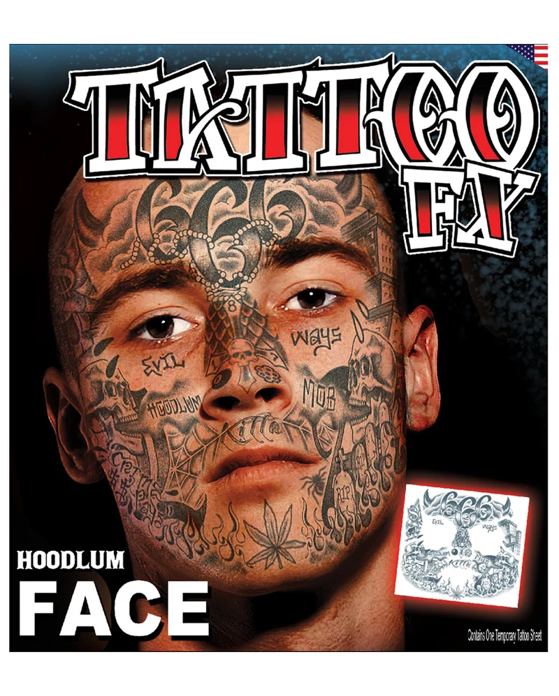 Face Tattoo Gangster