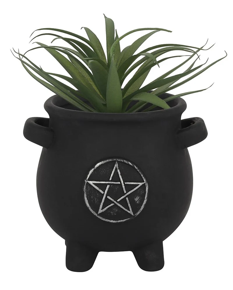 Pentagramm Hexenkessel Pflanzenbehälter