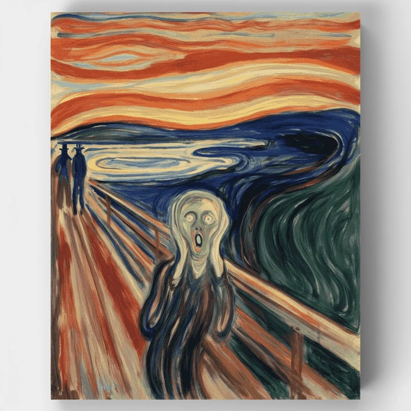 The Scream - Paint by Numbers Kit
