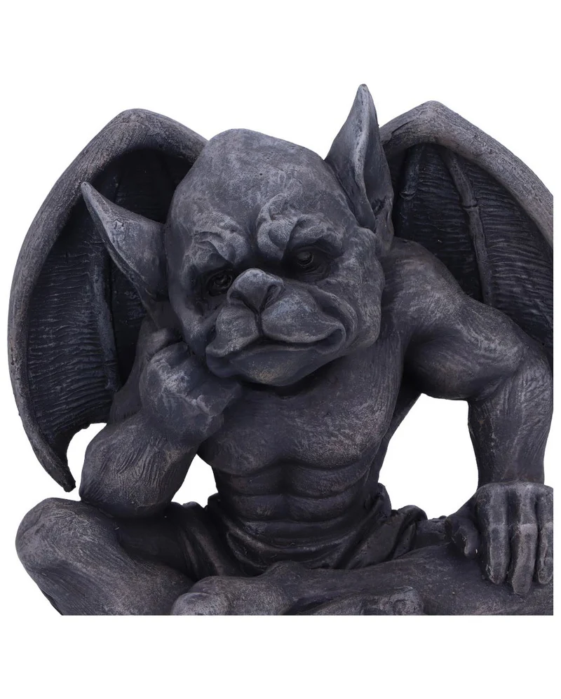 Nachdenklicher Gargoyle mit Flügel 13cm