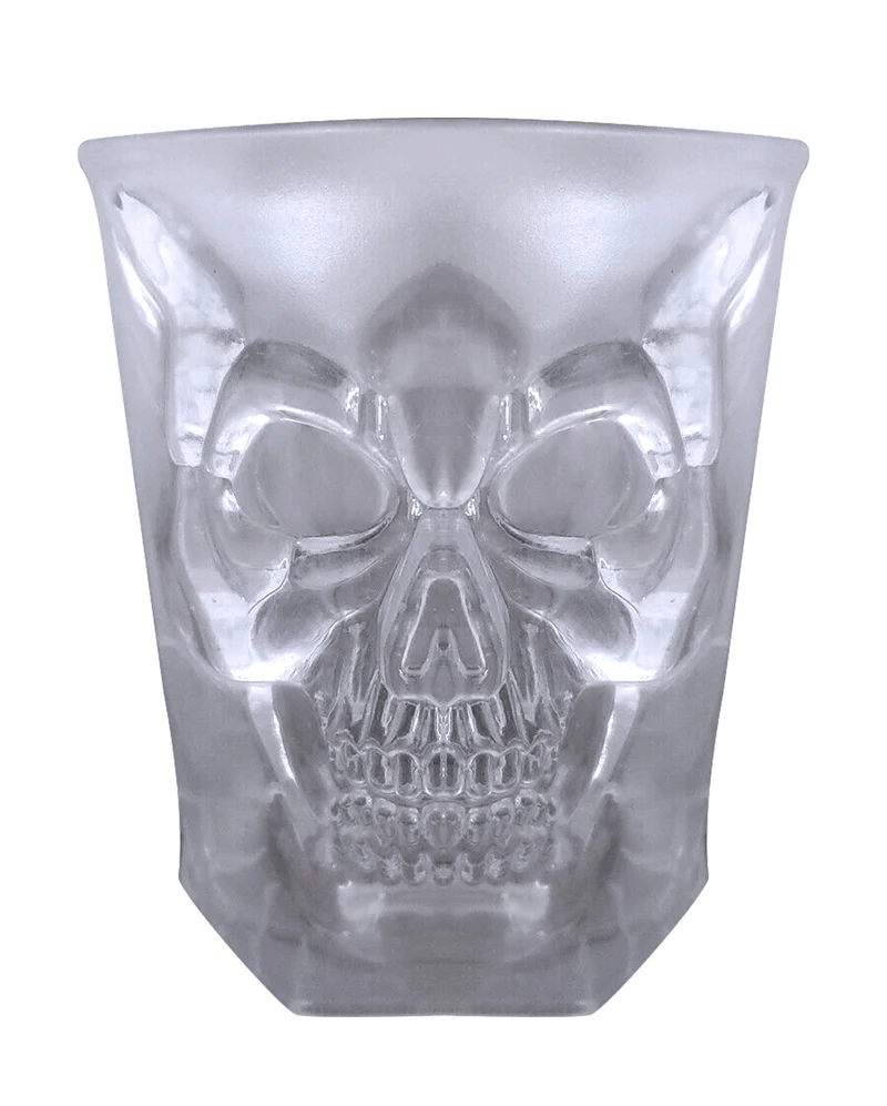 Totenschädel Whisky Glas