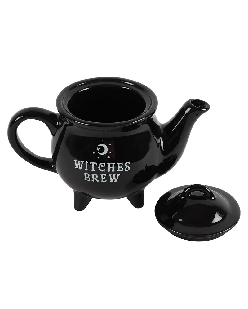 Schwarze Hexengebräu Teekanne