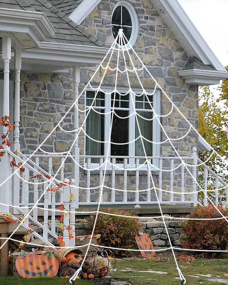 Giant Spider Web Außendekoration 5×5 Meter