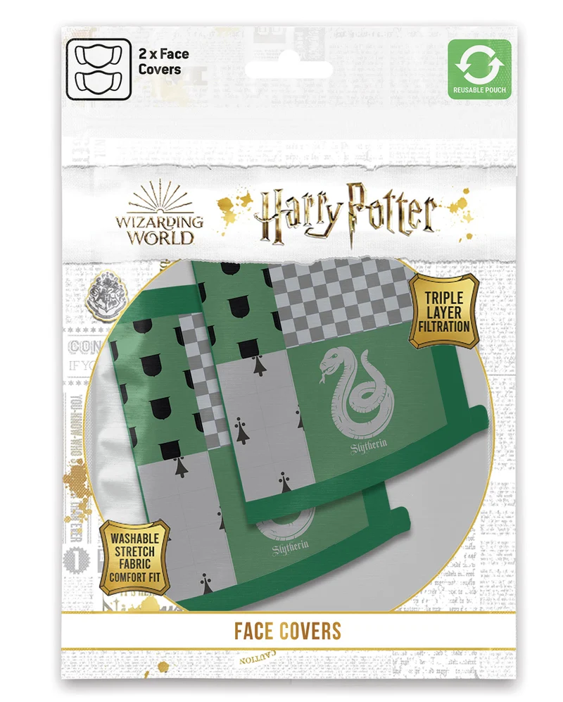 Harry Potter Slytherin Community Masken 2 St.