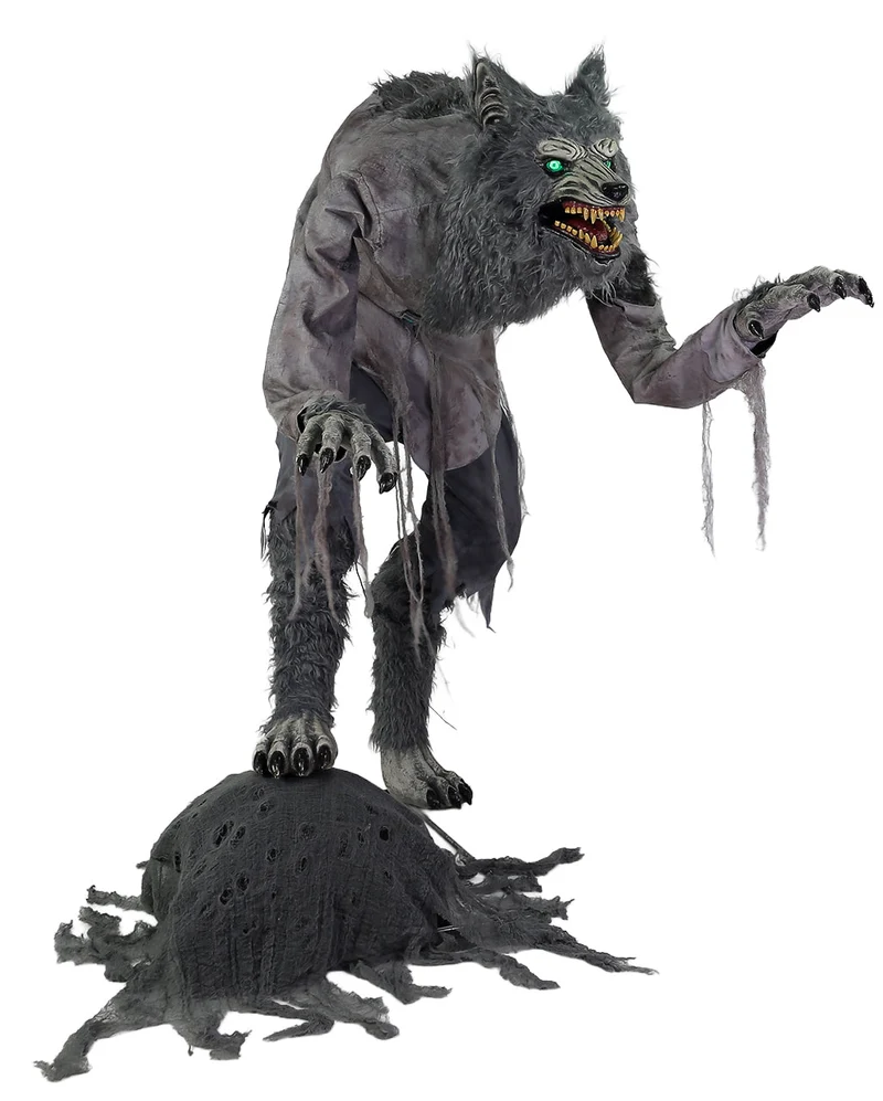 Blutrünstiger Werwolf Halloween Animatronic