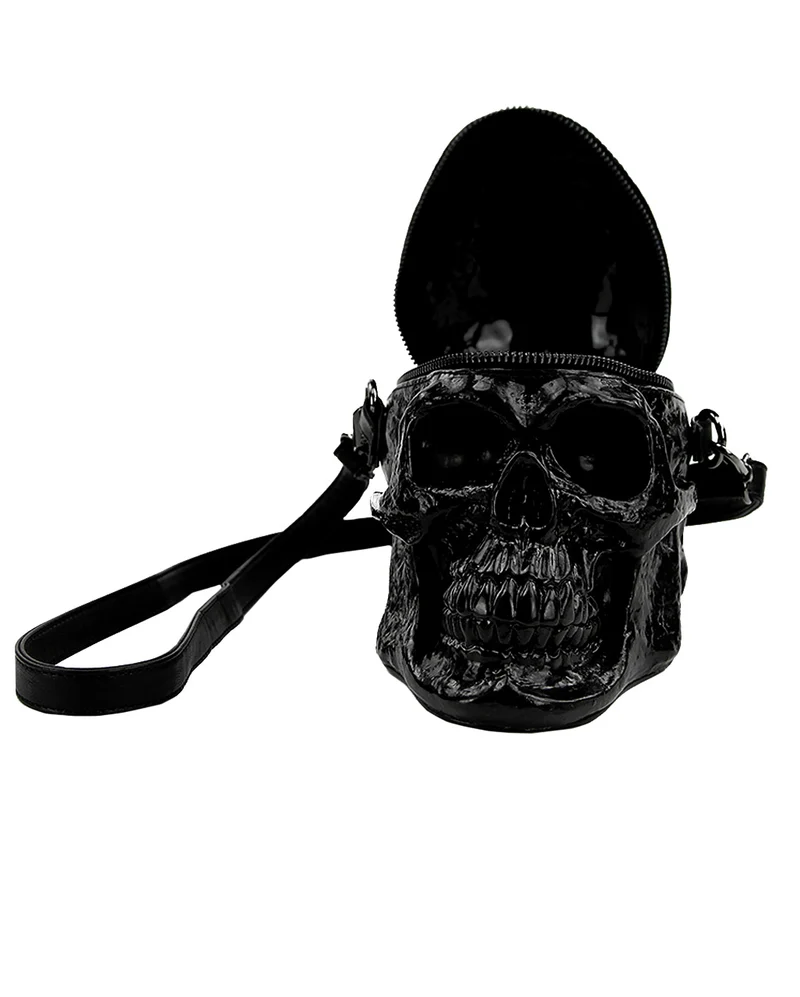 Totenkopf Handtasche Vinyl