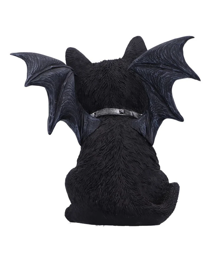 Schwarze Katzenfigur Vampuss 16cm