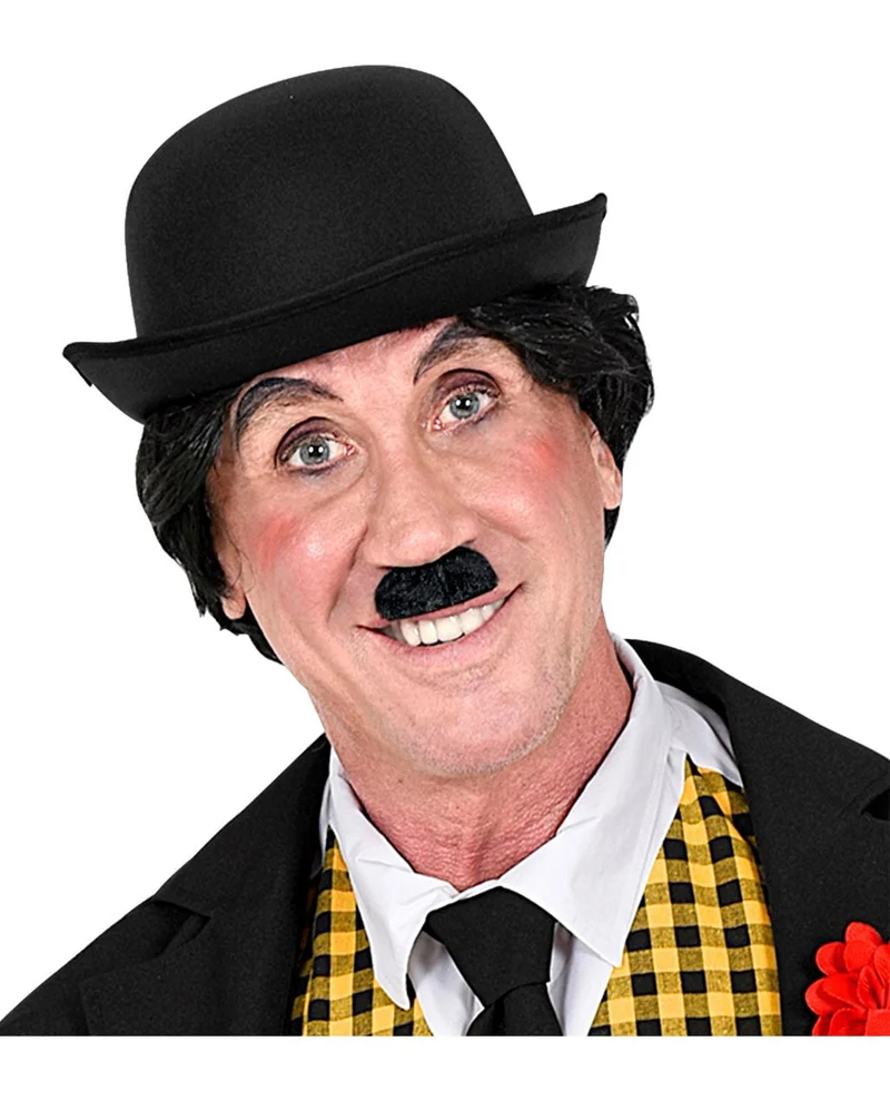Schnurrbart Charlie Schwarz