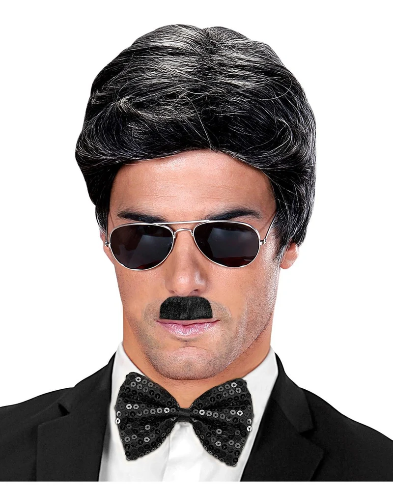Schnurrbart Charlie Schwarz