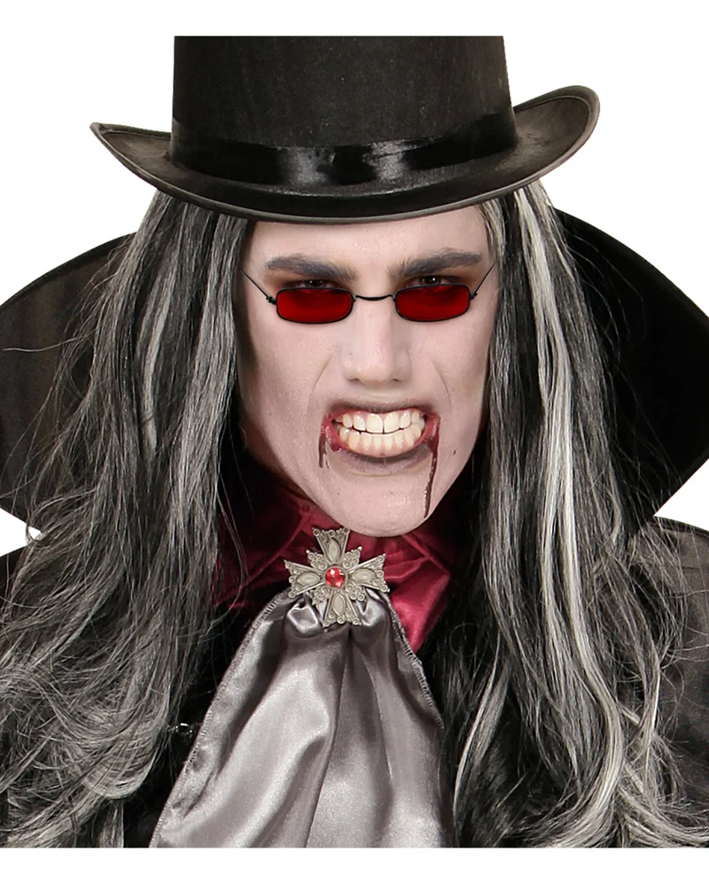 Vampirbrille mit getönten Gläsern