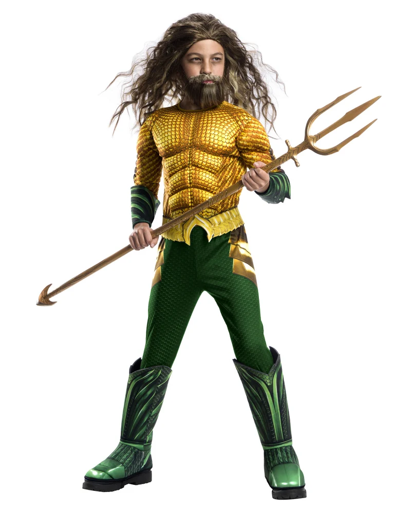 Aquaman Muskel Kinderkostüm Deluxe