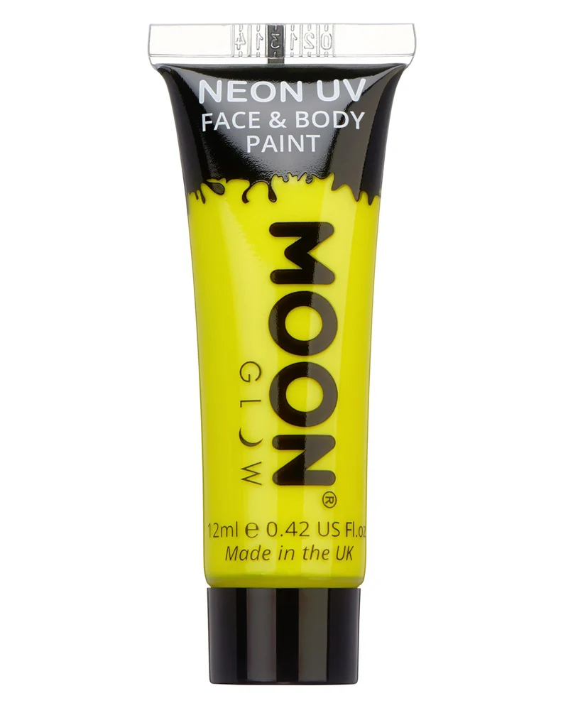 Glow in the Dark Make-up Neon Gelb