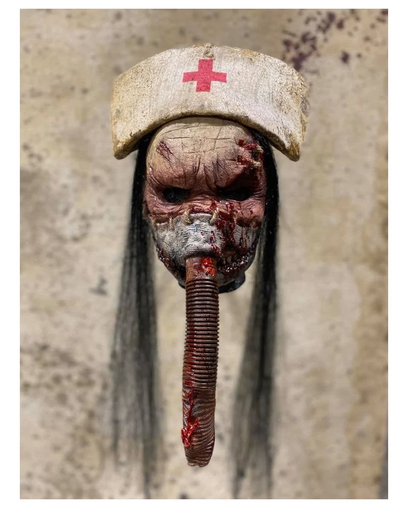 Horror Nurse Maske