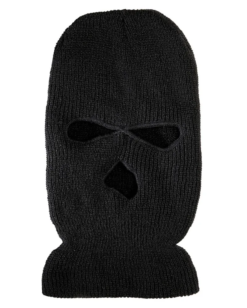 Schwarze Balaclava Sturmhaube als Maske