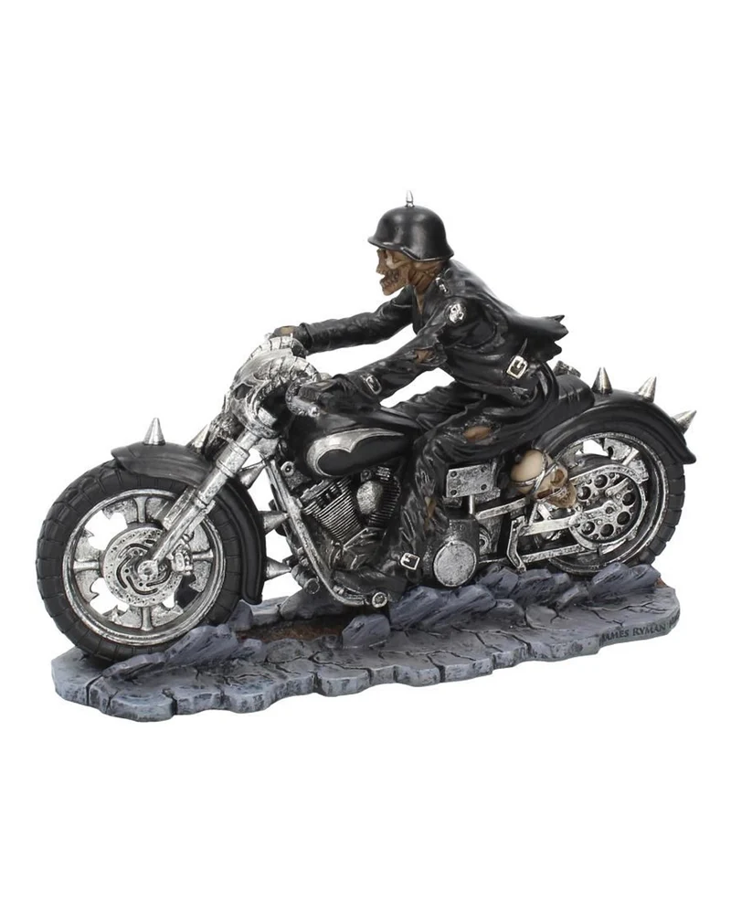 Skelett Biker auf Motorcycle