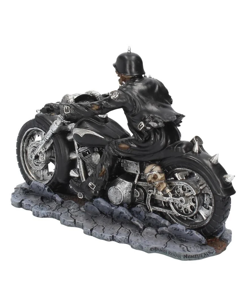 Skelett Biker auf Motorcycle