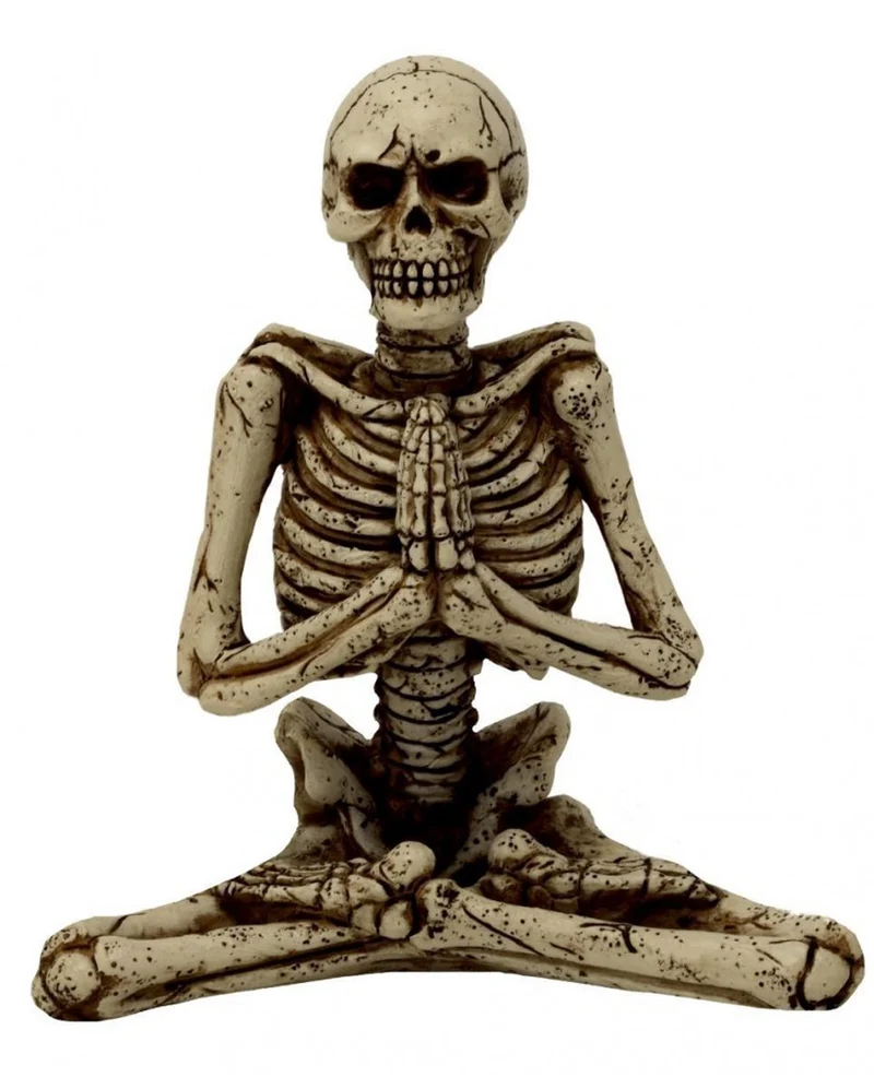Yoga Skelettfigur 13 cm