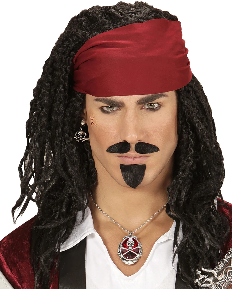 Piratenkette mit Totenschädel & Knochen