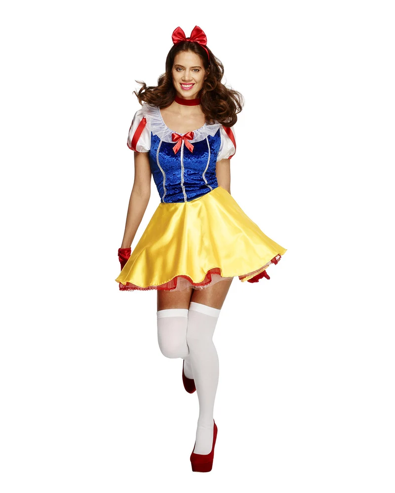 Sexy Schneewittchen Kostüm mit Petticoat