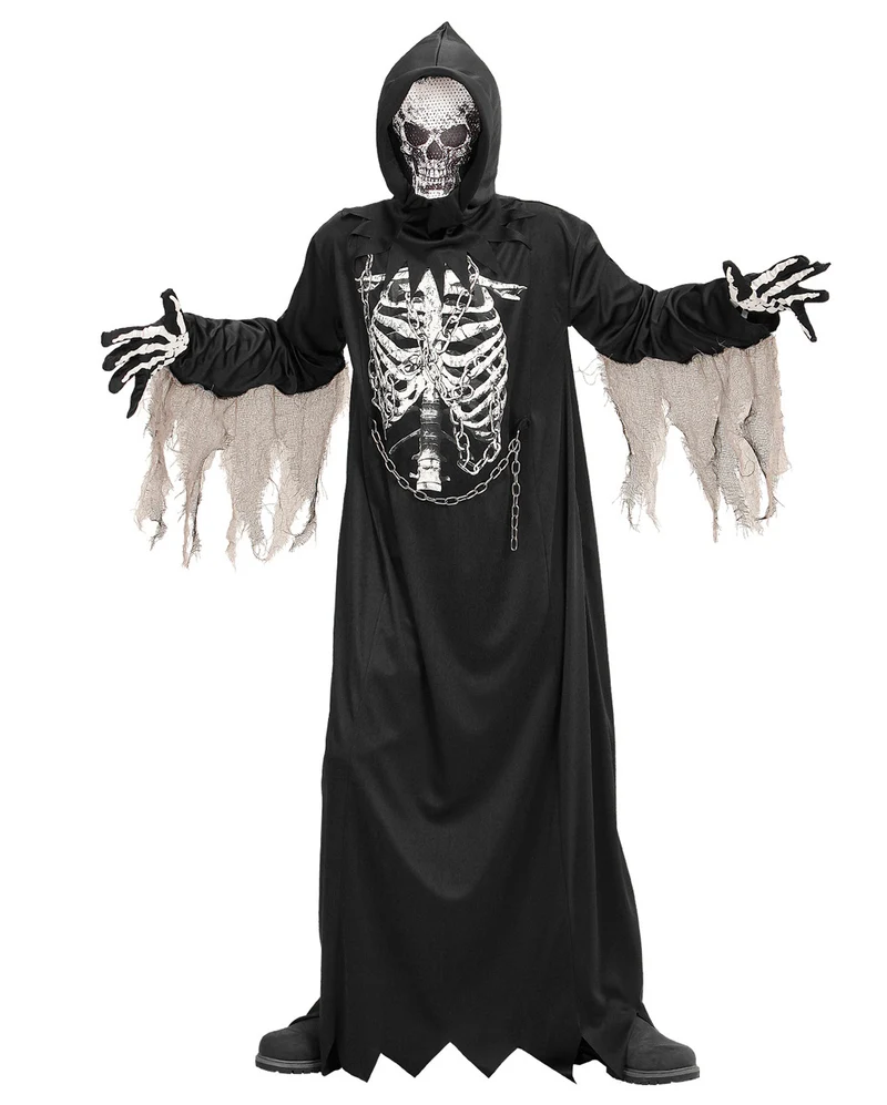Sensenmann Robe mit Kette
