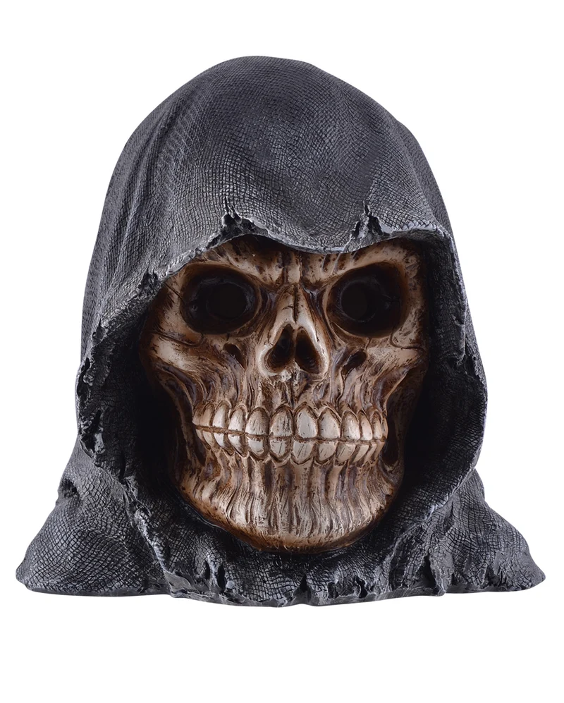 Grim Reaper Totenkopf mit leuchtenden Augen