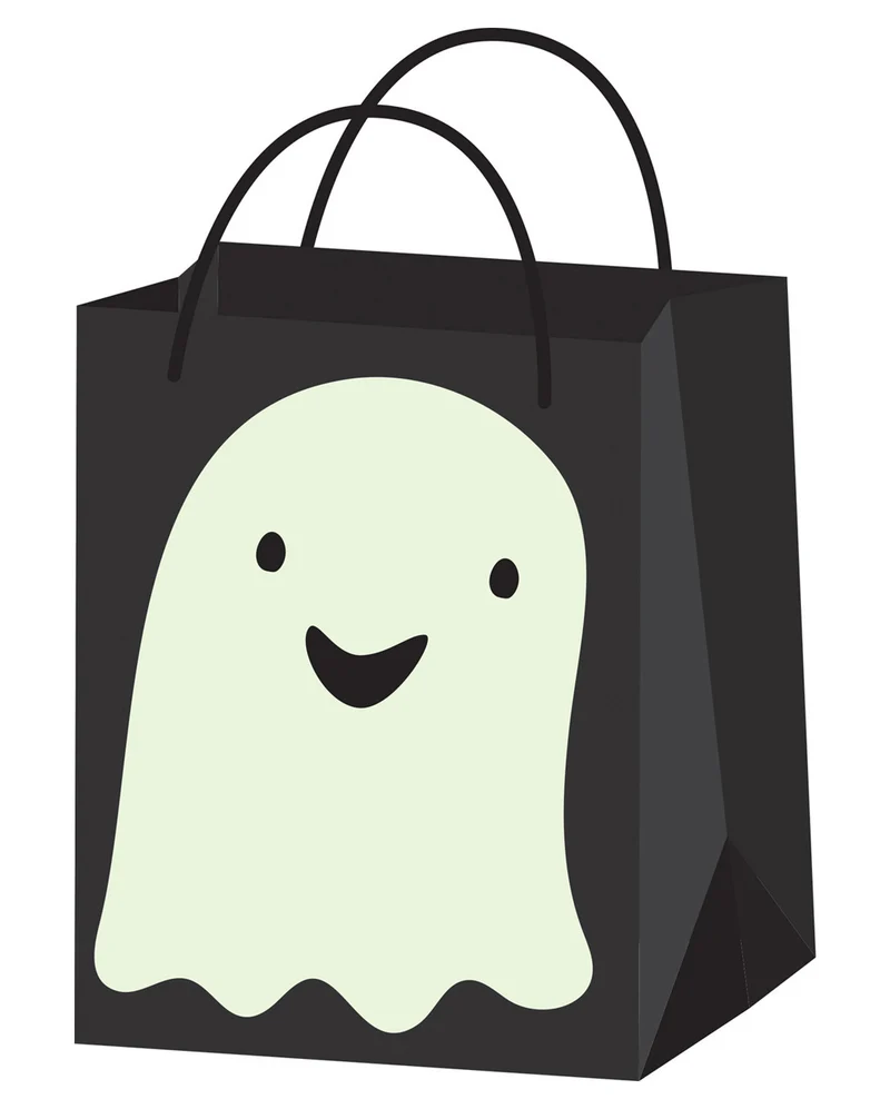 Halloween Geist Süßigkeiten Trick or Treat Tüte