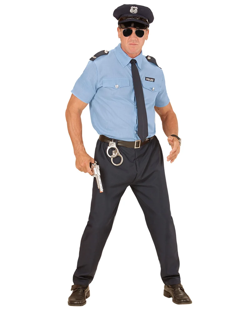 Polizist Herrenkostüm 5-tlg.